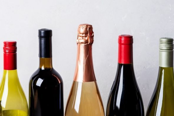 Bouteilles de vin