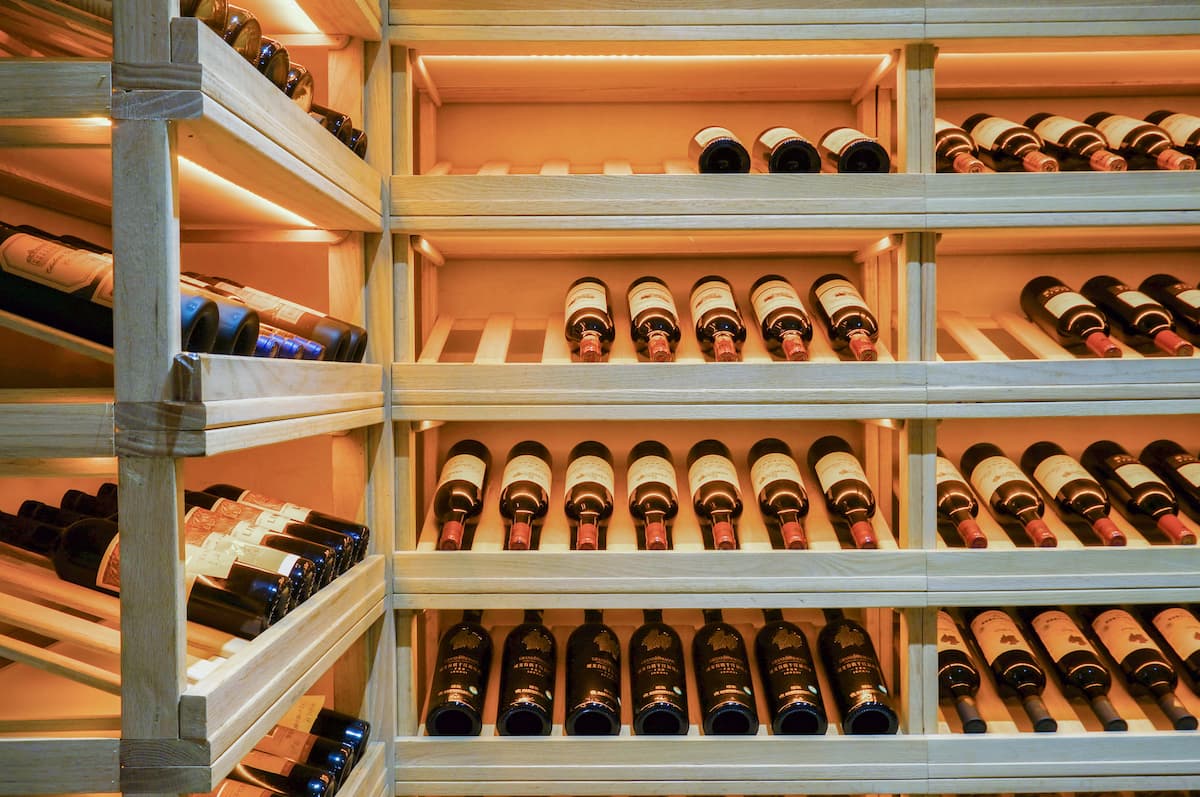 cave a vin en verre