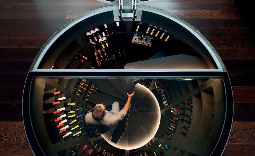 Cave à vin enterrée ronde par Hélicave